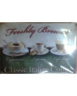 Mεταλλικός Πίνακας Classic Italian Coffee 30x20cm Etoile AAM-631-451